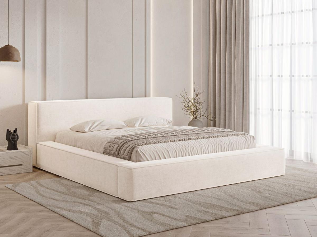 POLSTERBETT Mali 120x200 Creme - Creme, Textil (120/200cm) - Graingold