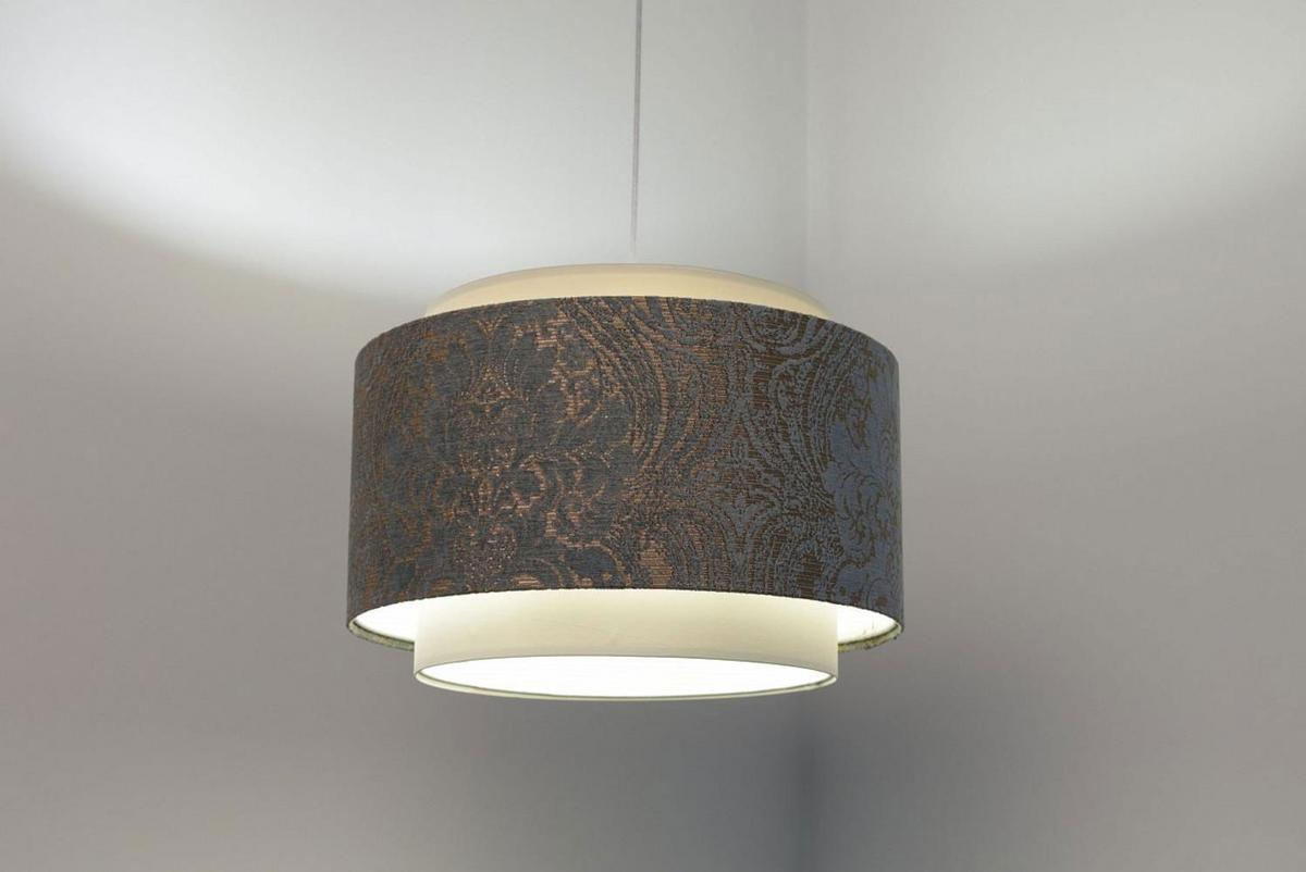 HÄNGELEUCHTE Blau 40/27 cm - Grau, Kunststoff (40/1/27cm) - ONZENO