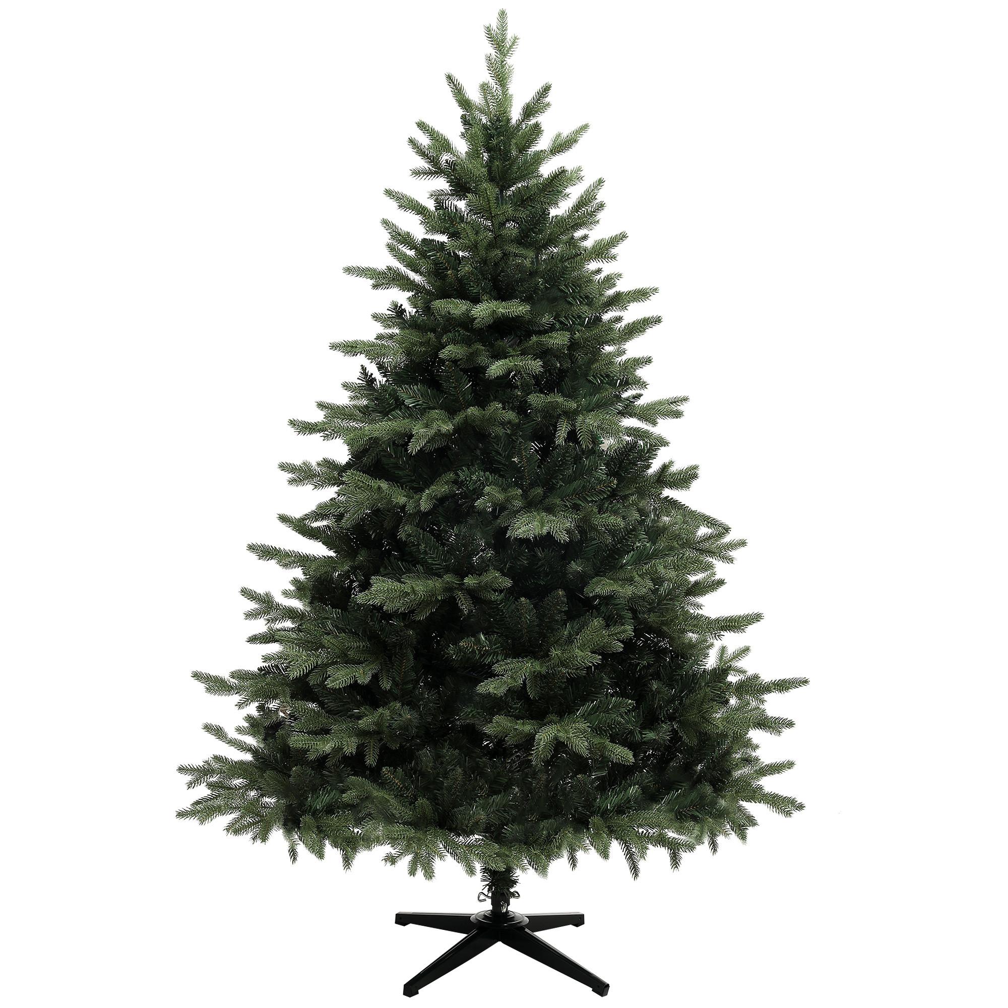 WEIHNACHTSBAUM Kunststoff Stahl Grün - Grün, Kunststoff (180cm) - HOMCOM