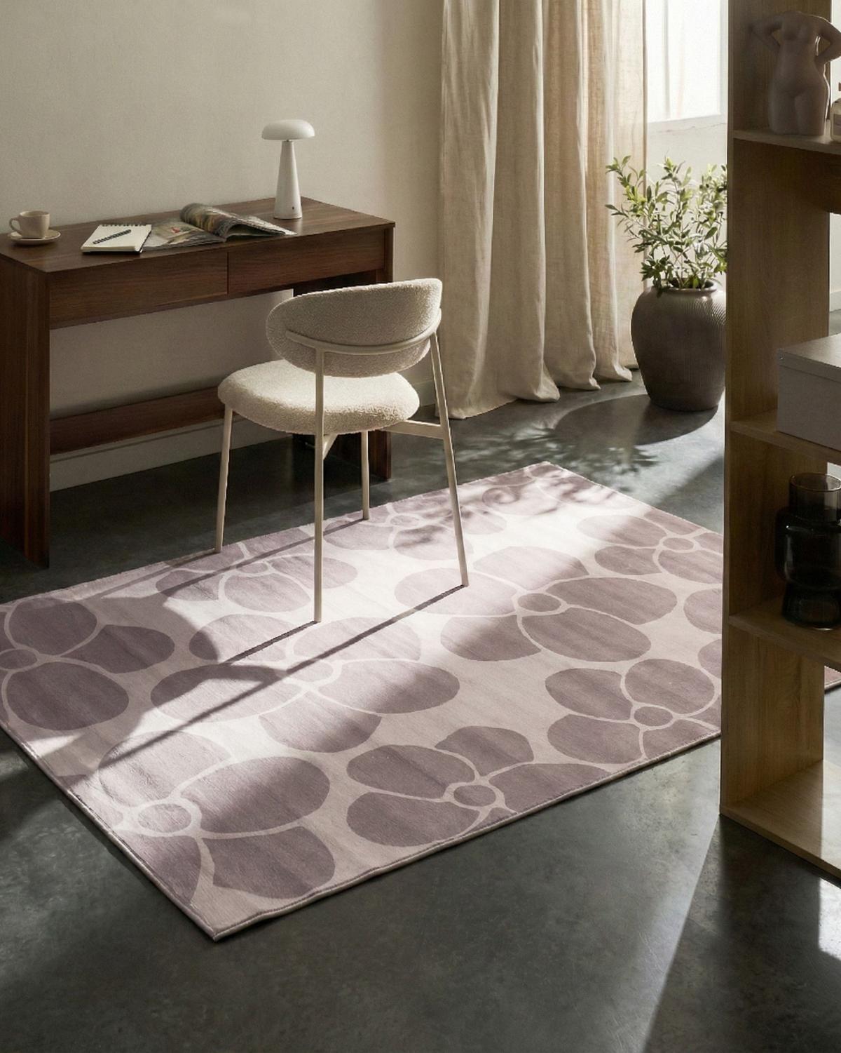 TEPPICH Beige 140/200 cm Akyaka - Beige, Textil (140/200cm) - Beliani