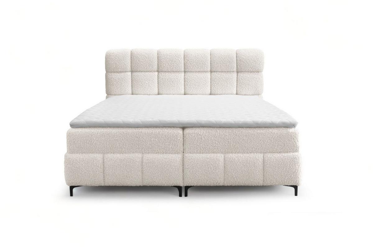 BOXBETT Sophie In Rolf - Creme, Holzwerkstoff/Textil (120/200cm) - Fun Möbel
