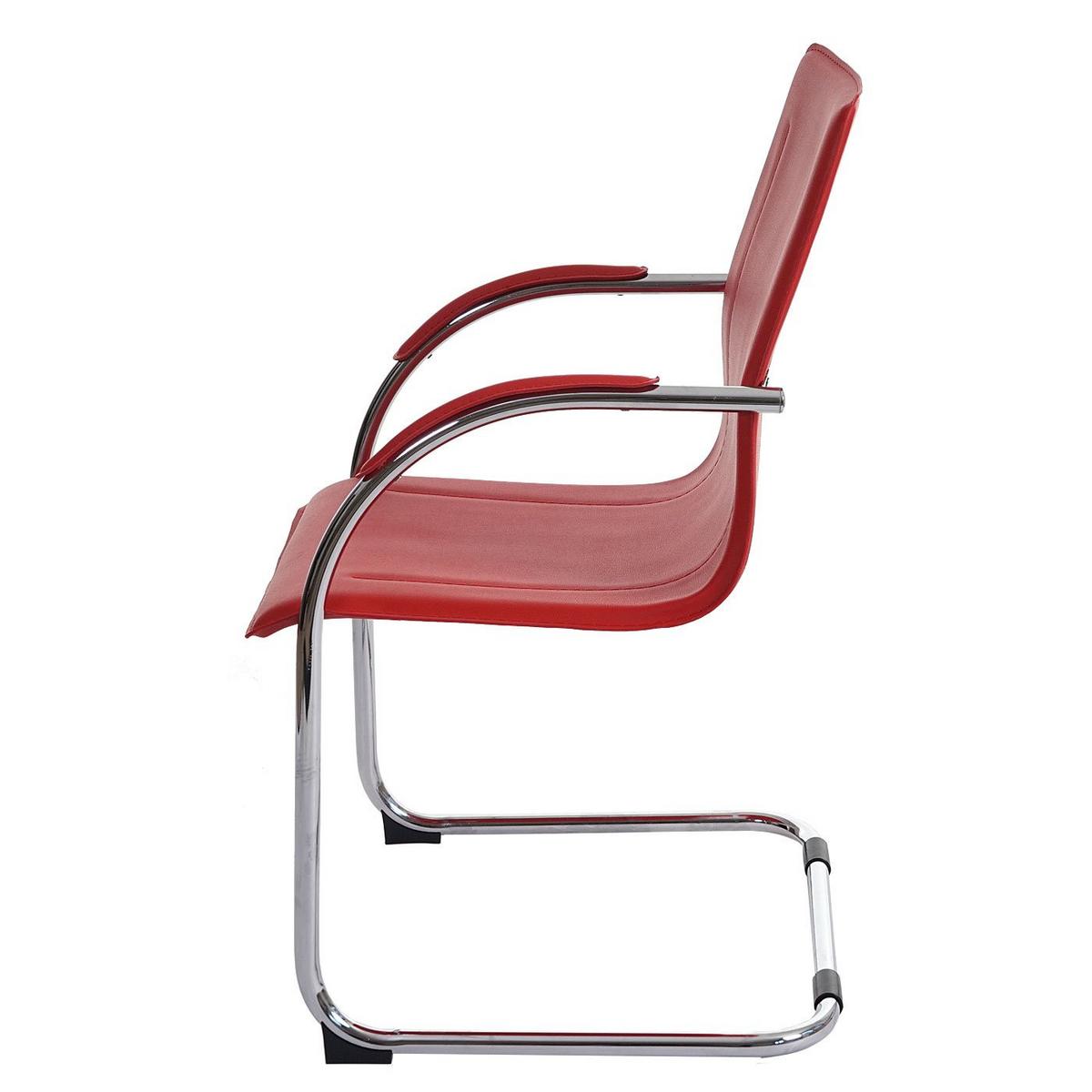ESSZIMMERSTUHL Rot 6er-Set - Rot, Kunststoff (56/93/56cm) - MCW