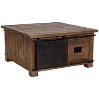 COUCHTISCH aus holz 90x90x46cm - Braun, Holz (90/90/46cm) - Wanderlust