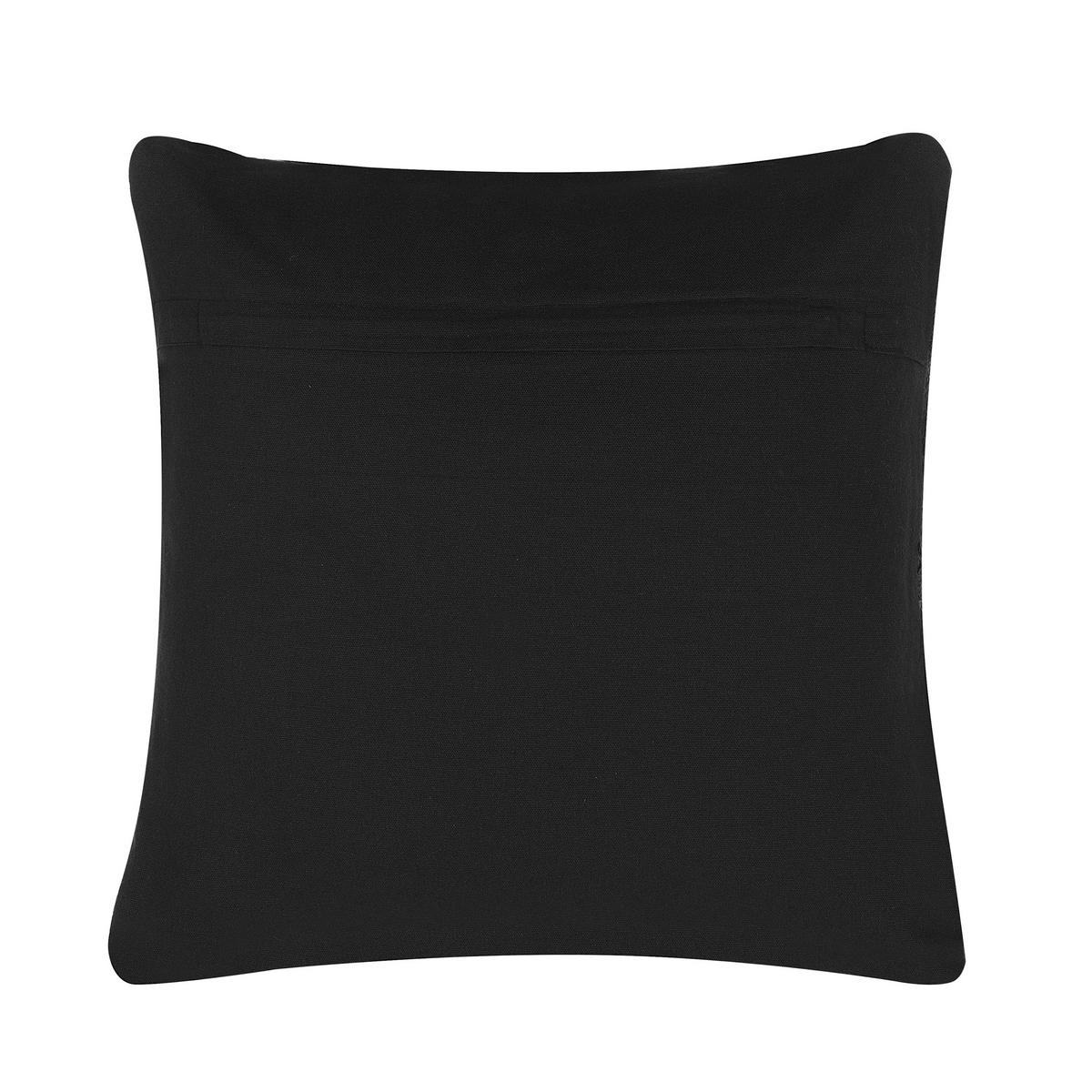 DEKOKISSEN 2er-Set Dunkelgrau 45/45 cm Paika - Dunkelgrau, Naturmaterialien/Textil (45/45cm) - Beliani