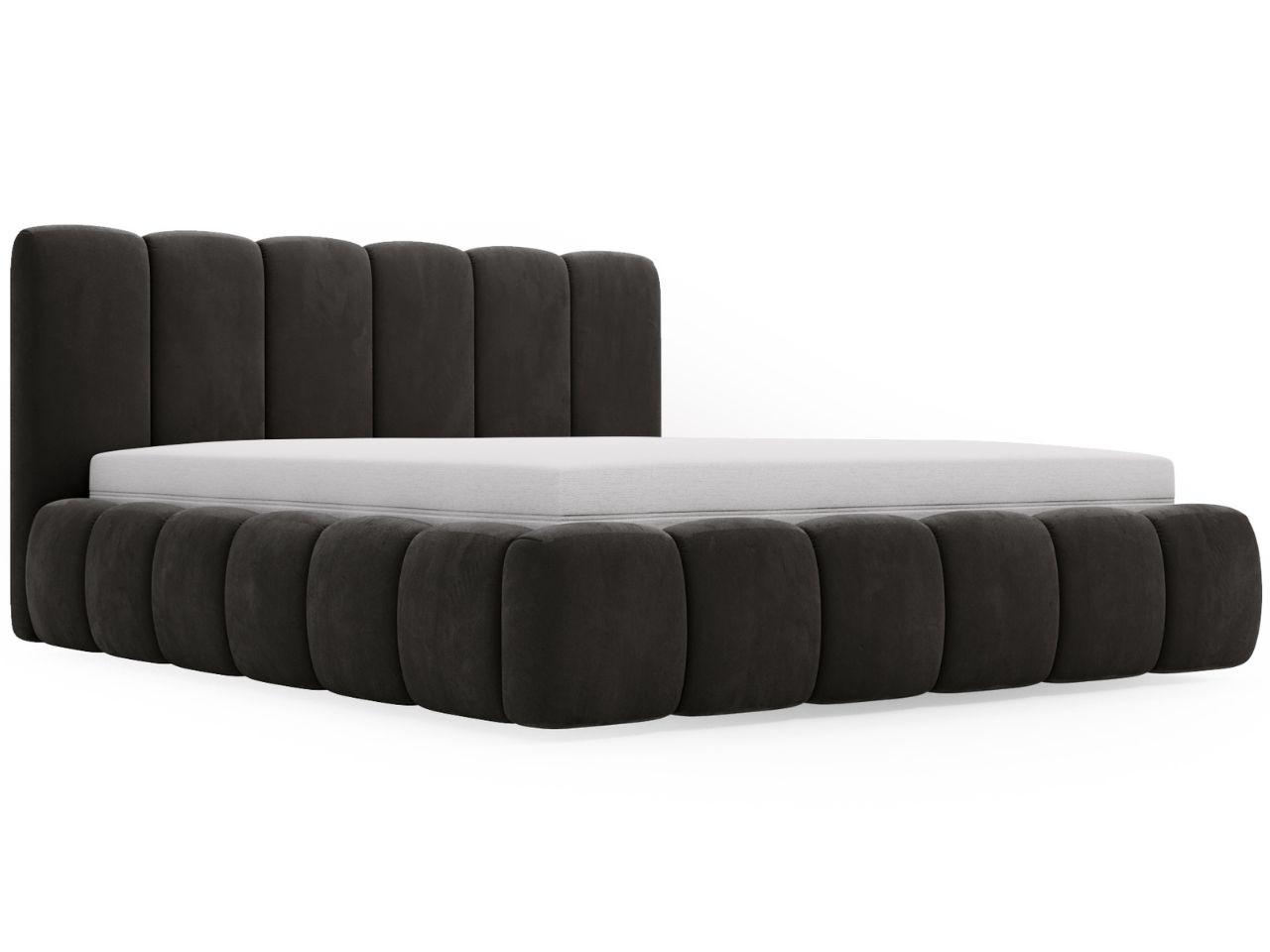 POLSTERBETT Cloud 140x200 Anthracite - Anthrazit, Textil (140/200cm) - Graingold