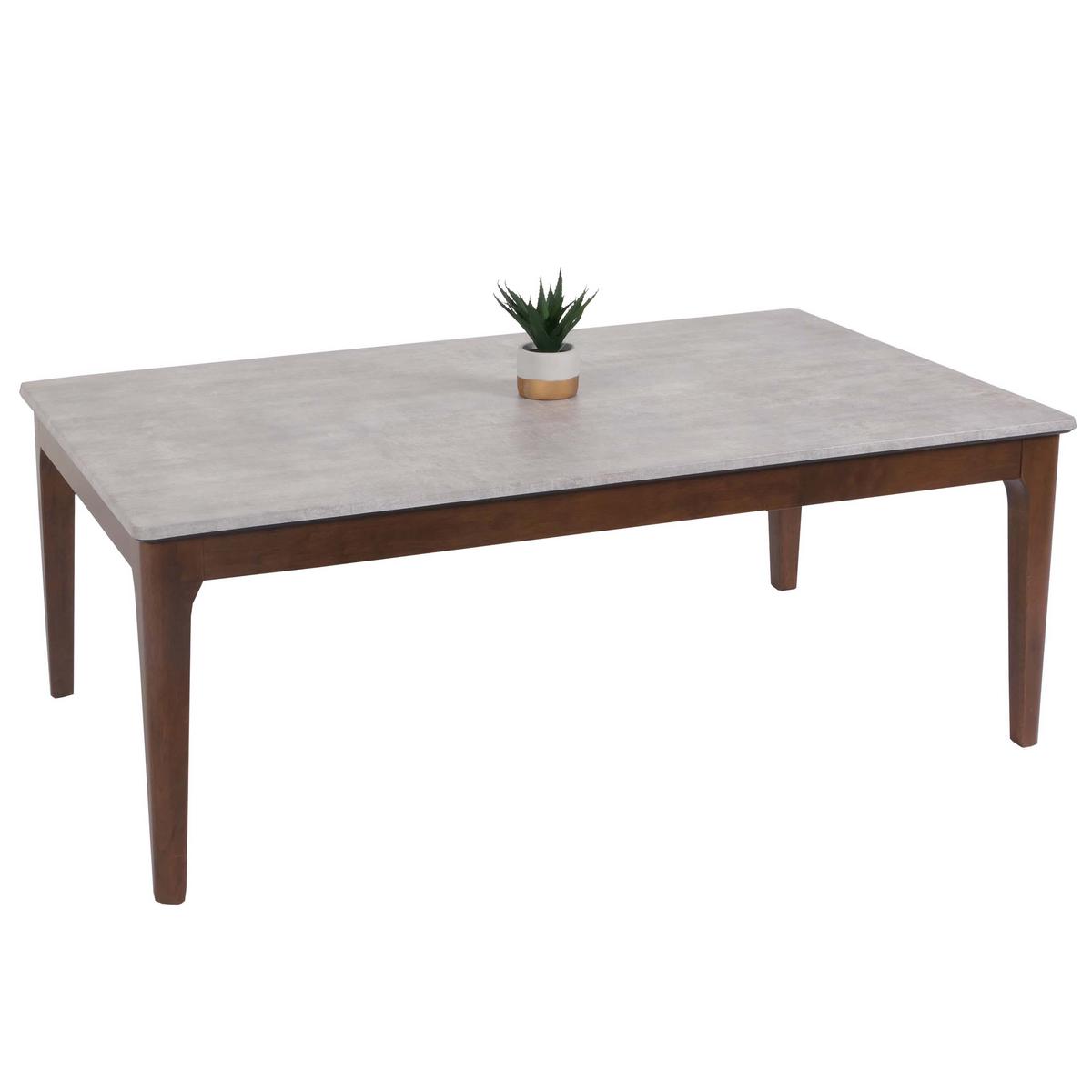 COUCHTISCH rechteck Grau - Grau, Holz (70/120/46cm) - MCW