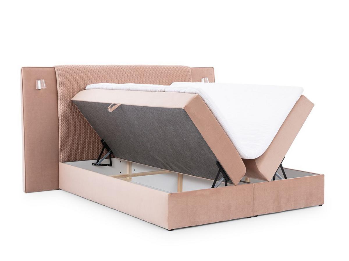 BOXBETT Marten überlänge Set.1 - Dunkelgrau, Holzwerkstoff/Textil (140/220cm) - Fun Möbel