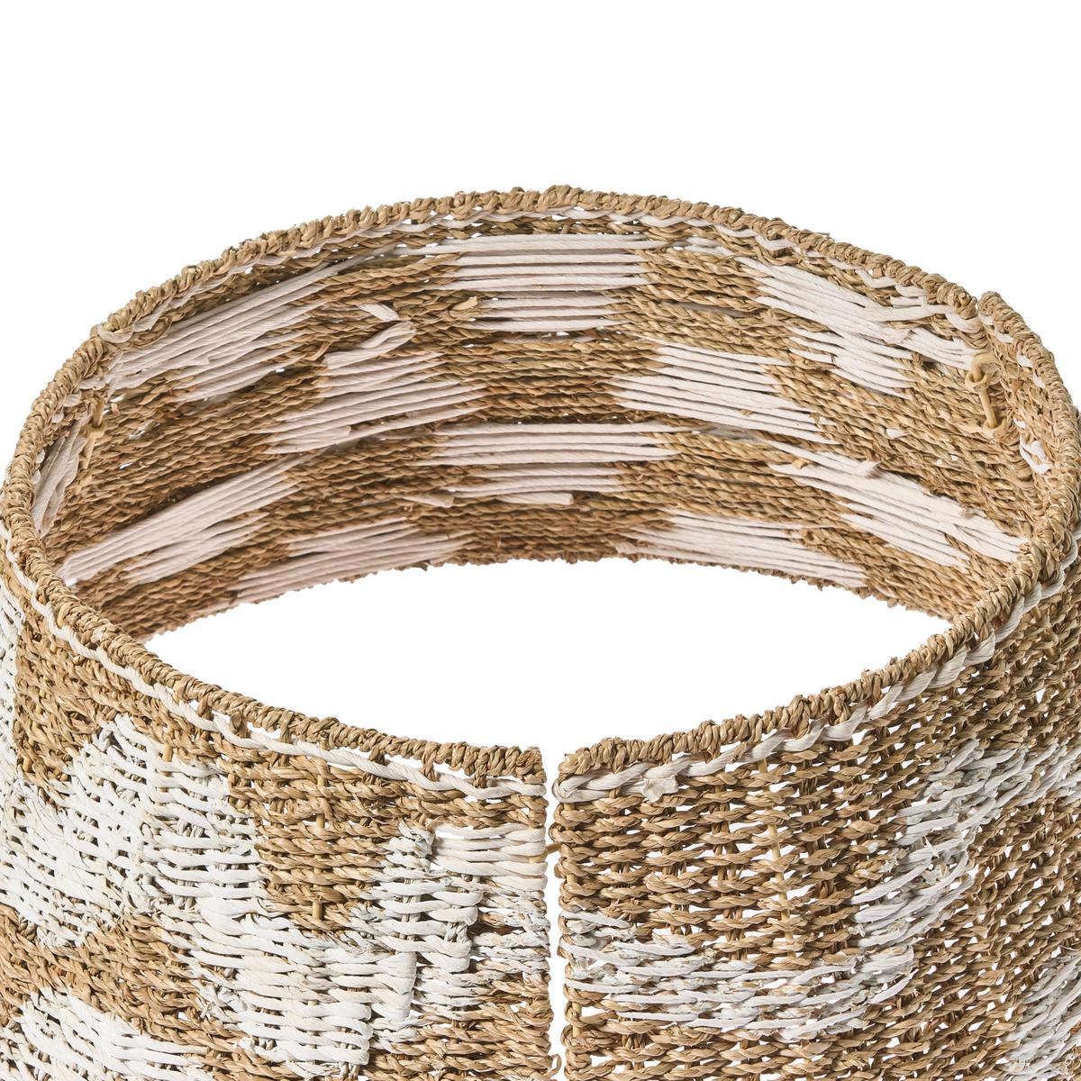 WEIHNACHTSBAUMKRAGEN 29 cm Naturfarben Hiver - Naturfarben, Naturmaterialien (29cm) - Beliani
