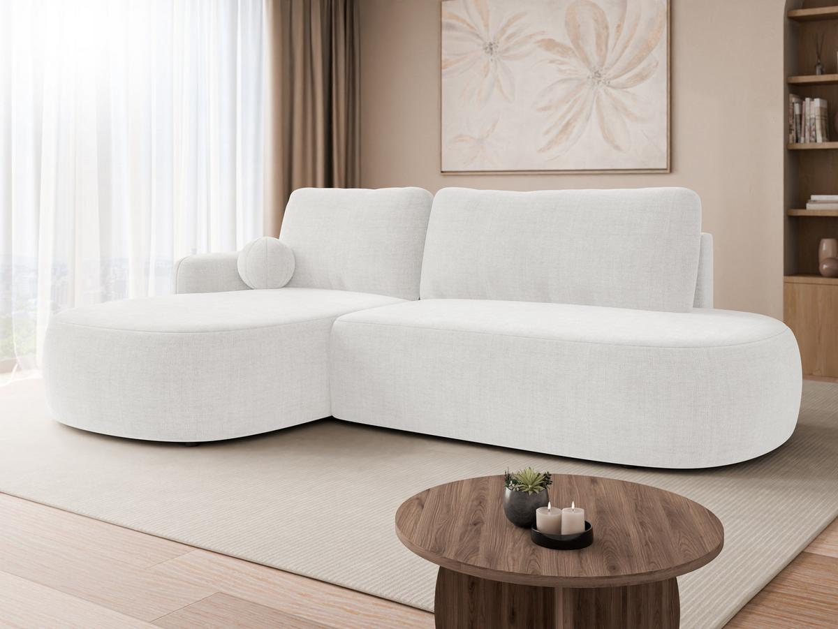 ECKSOFA Loridu O Premium, Seite: Links - Creme/Schwarz, Holz/Kunststoff (274/174cm) - MIRJAN24