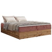 BOXBETT WOOD ZERO 200/200 - Rosa Cord - H4 - Topper T25 - Rosa, Textil (200/200cm) - MKS