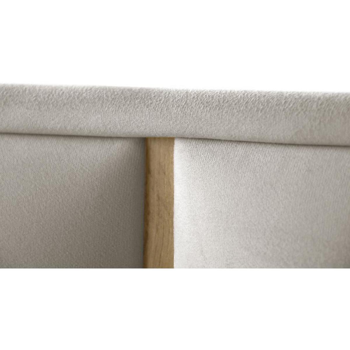 POLSTERBETT Stella 166/211/108 schwarz/beige - Beige/Schwarz, Holzwerkstoff/Textil (160/200cm) - Beautysofa