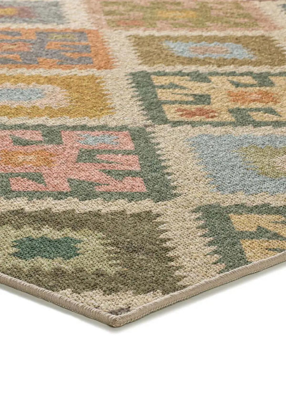 FLACHGEWEBETEPPICH Mehrfarbig Serak 120/170 cm - Multicolor, Textil (120/170cm) - Atticgo