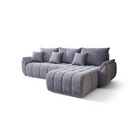ECKSOFA Louise - Hellblau, Holzwerkstoff/Textil (280/185cm) - Fun Möbel
