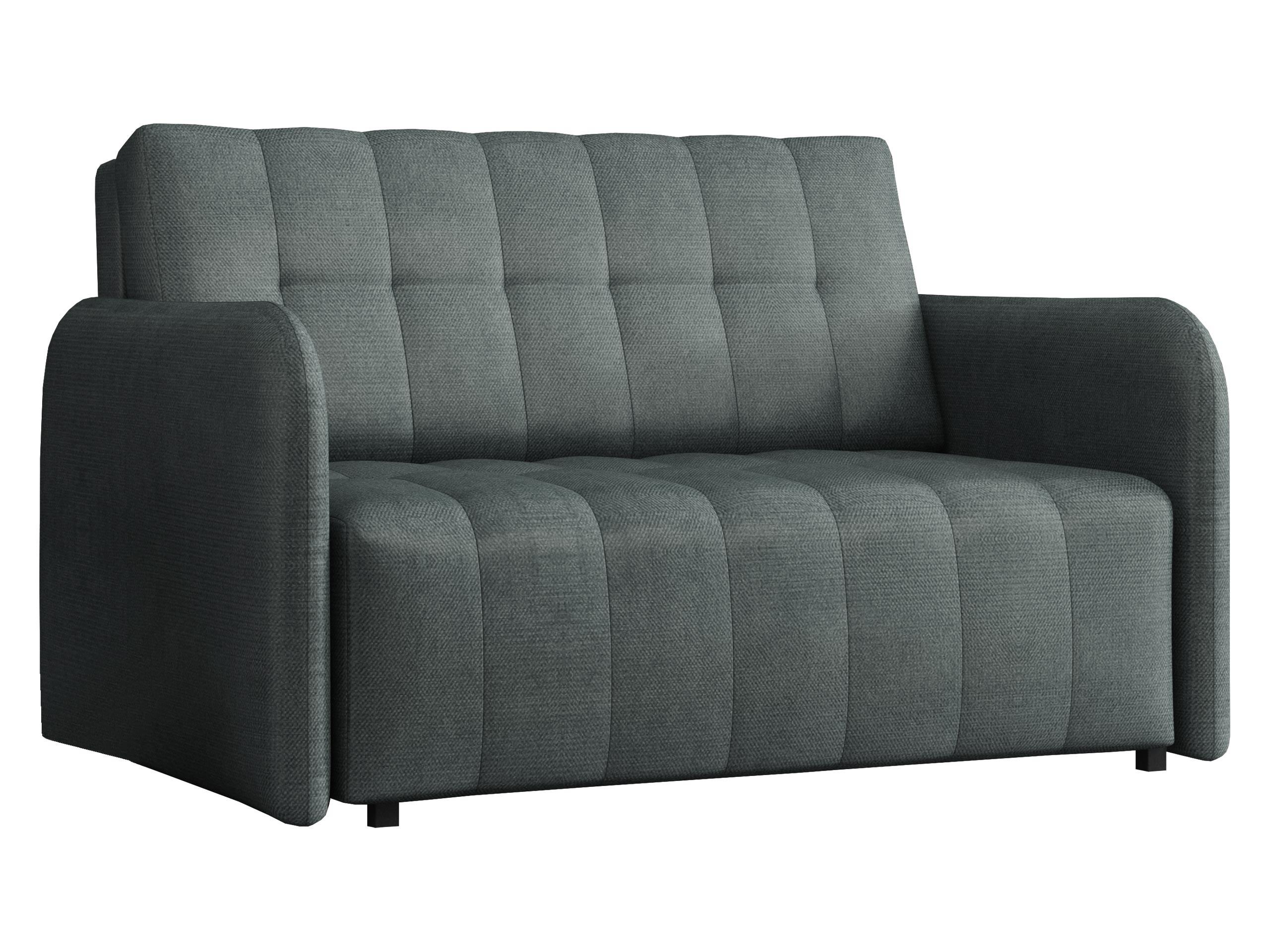 SCHLAFSOFA Viva Grand II - Blaugrau/Schwarz, Holz/Kunststoff (125/85/95cm) - MIRJAN24