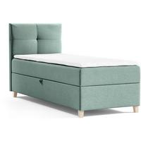 POLSTERBETT Helen Mini 103/206/106 grün - Grün, Holzwerkstoff/Textil (100/200cm) - Beautysofa
