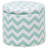 POUF Tunica 35/35/30 cm - Grün, Naturmaterialien/Textil (35/30/35cm) - Beliani