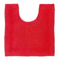 WC-VORLEGER 50/55 cm, 100% Baumwolle, wendbar - Rot, Textil (50/55cm) - Homescapes