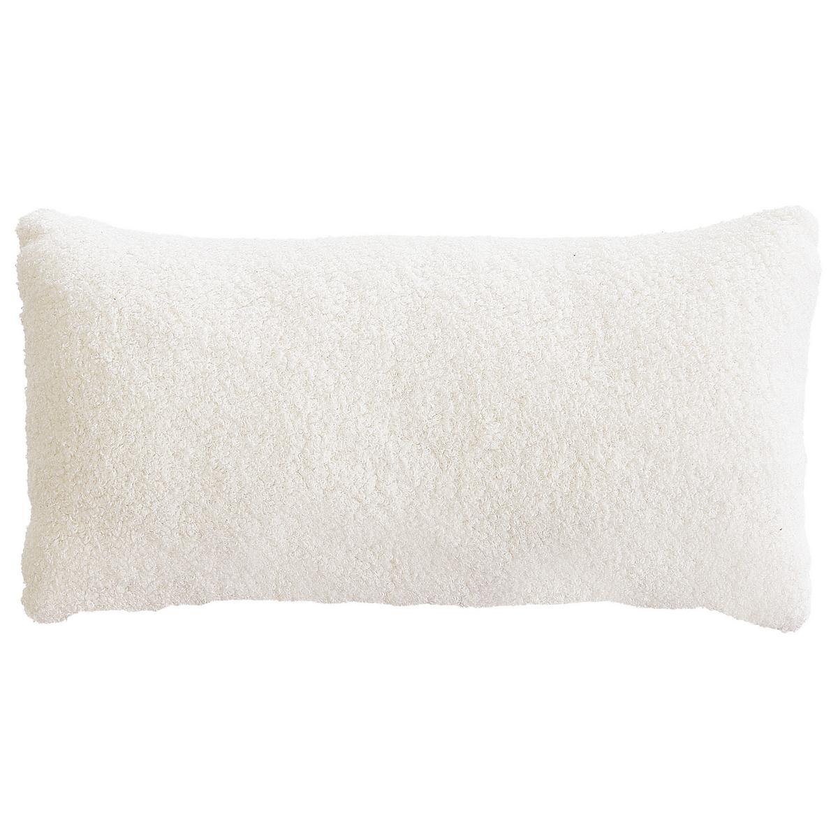 SESSEL Cremeweiß Otsby II - Weiß/Braun, Textil (60/76/55cm) - Beliani
