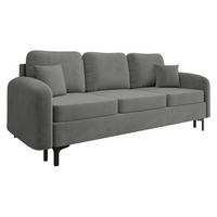 SCHLAFSOFA Venice - Schwarz/Grau, Holz/Textil (225/96/94cm) - MIRJAN24
