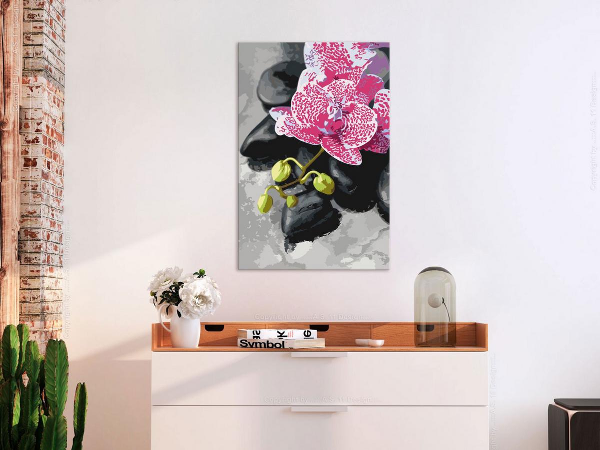 MALEN NACH ZAHLEN 40/50 cm - Multicolor, Textil (1.4/50cm) - KUNSTLOFT