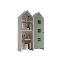 REGALSCHRANK Set Kania 115x37x171 MDF+Holzwerkstoff Weiß /Grün - Weiß/Grün, Holzwerkstoff (115/171/37cm) - 58aufmkessel