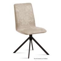 ESSZIMMERSTUHL (8er-Set) Dredi 47x92x60 Schwarz/Natur - Schwarz/Naturfarben, Kunststoff (60/92/47cm) - 58aufmkessel