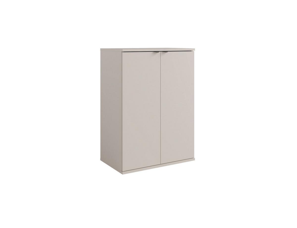 KOMMODE METRIX 60/82,5/35cm mit Schubladen 2 Türen Kaschmir - Kaschmir, Holzwerkstoff (60/82.5/35cm) - MASSENO
