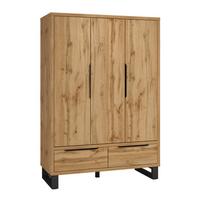 SCHRANK 3 Türen Eden Holz - Braun, Holzwerkstoff (145/210.3/60cm) - Petits-meubles