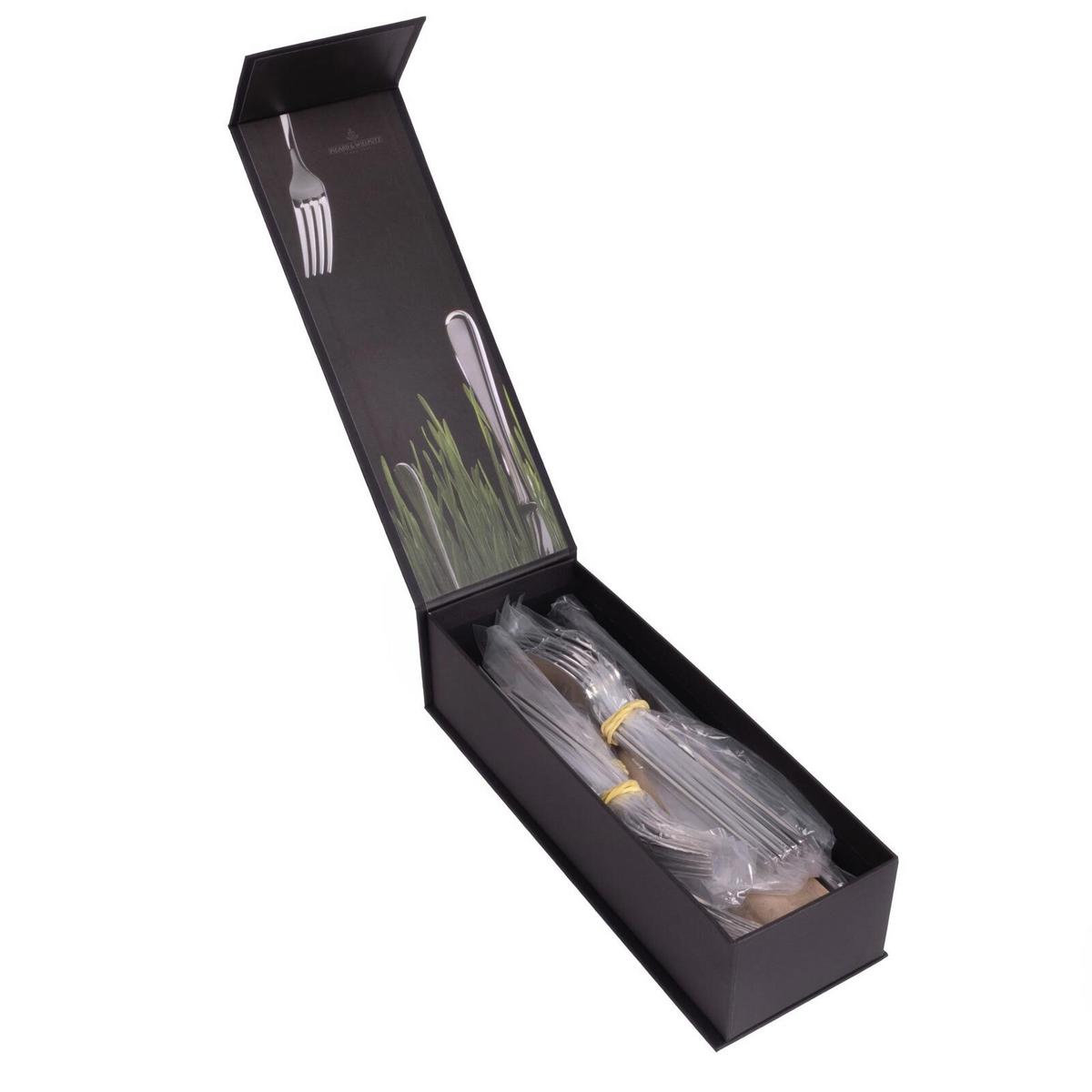 TAFELBESTECK INKL. BESTECKBOX Marina silber 30-tlg. - Silberfarben, Metall - Picard & Wielpütz