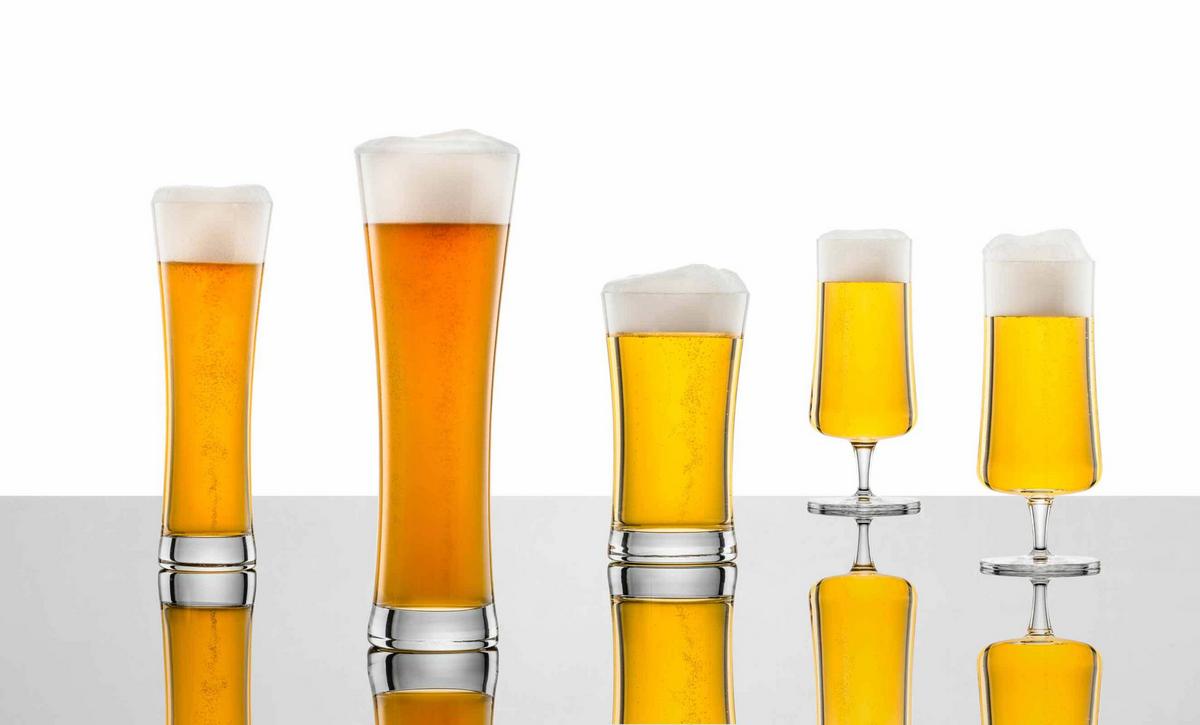 WEIZENBIERGLÄSER Beer Basic transparent 0,5 Liter 4er Set - Transparent, Glas (0.5L) - Schott Zwiesel