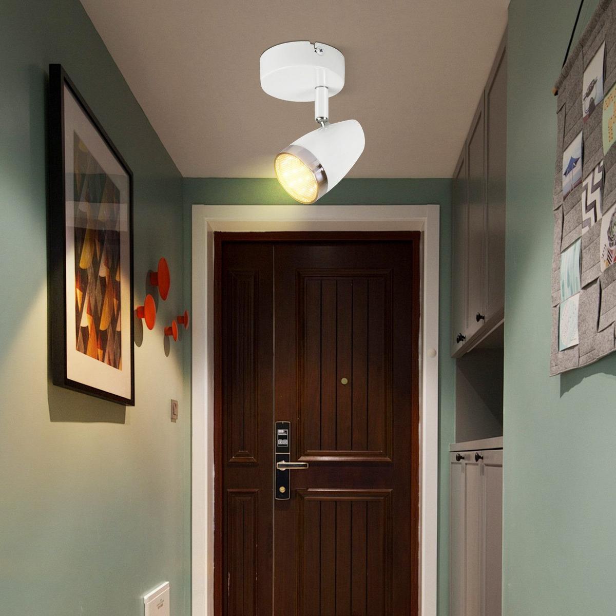 LED-DECKENSTRAHLER Lethbridge 8/13.5/5.6cm - Weiß, Metall (8/13.5/5.6cm) - Nettlife