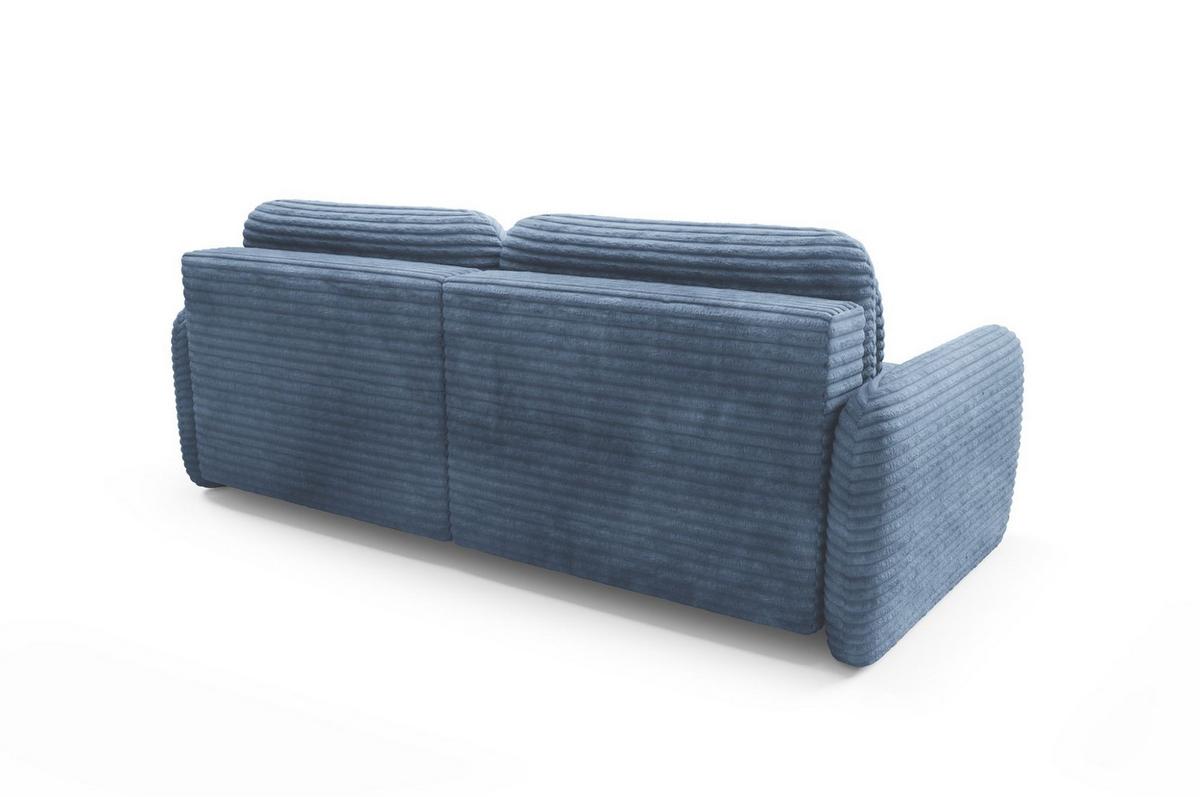 ECKSOFA Simone Mit Schlaffunktion - Blau, Holzwerkstoff/Textil (165/240cm) - Fun Möbel