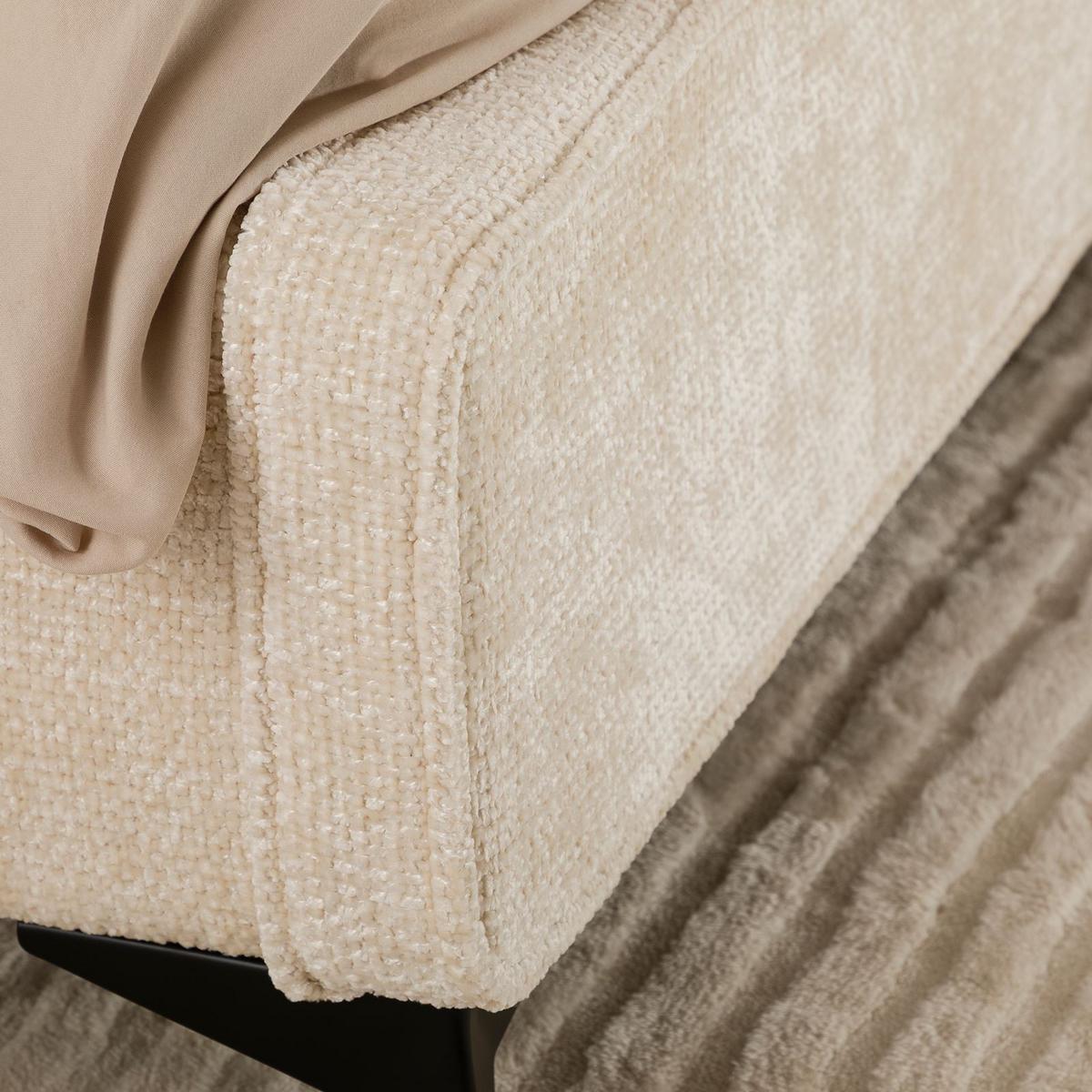 POLSTERBETT VIRETTA 140x200 cm weiß - Weiß, Textil (140/200cm) - IDIMEX