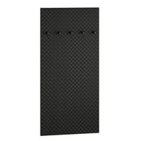 VITRINE Liora Schwarz - Schwarz, Holzwerkstoff (70/145/3cm) - Petits-meubles