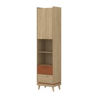 BÜCHERREGAL ACARA 50x40x215 cm, Regal Eichefarben - Eichefarben, Holzwerkstoff (50/215/40cm) - MASSENO