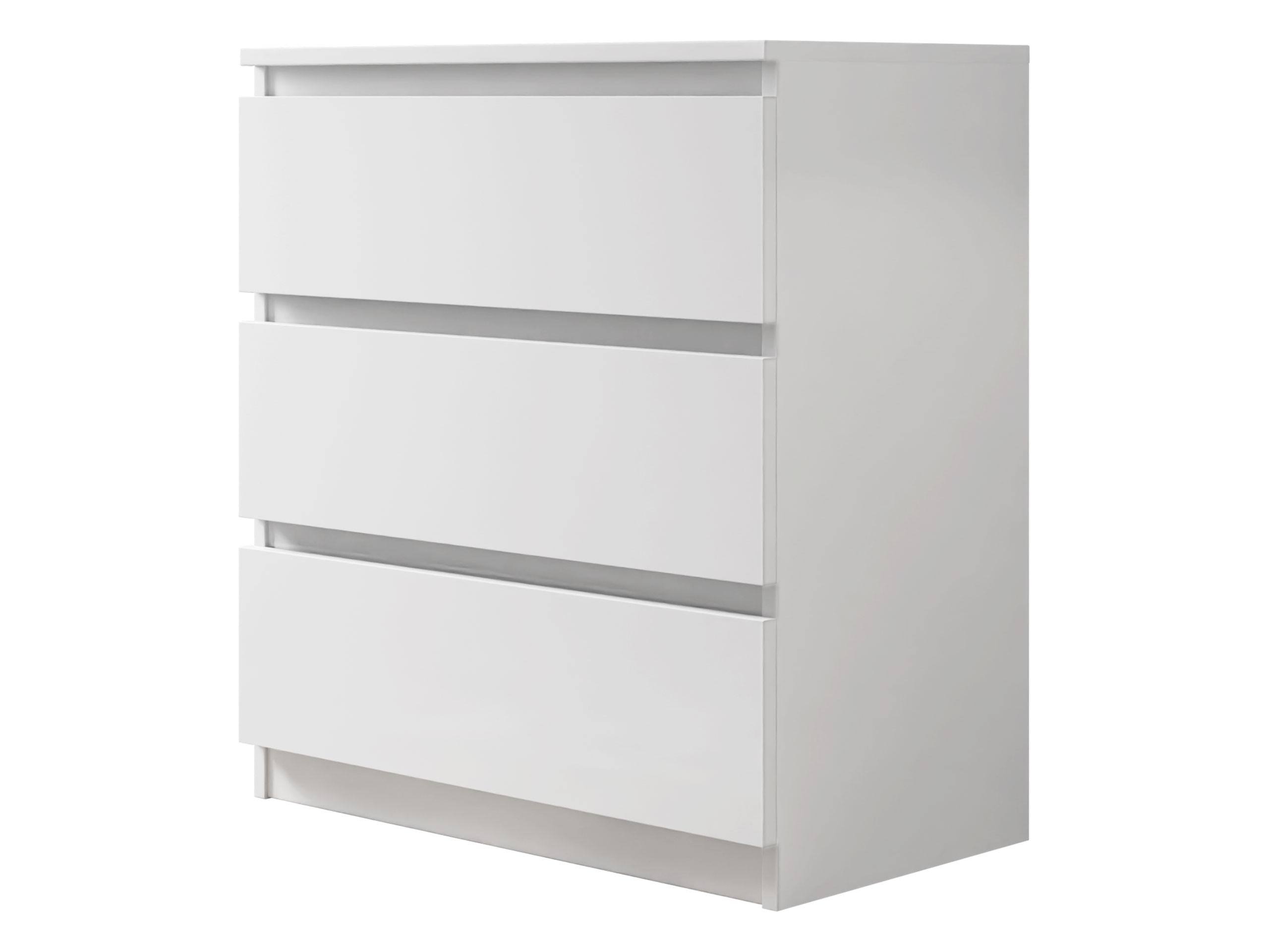 KOMMODE Malwa M3 - Weiß, Holzwerkstoff (70/77/40cm) - MIRJAN24
