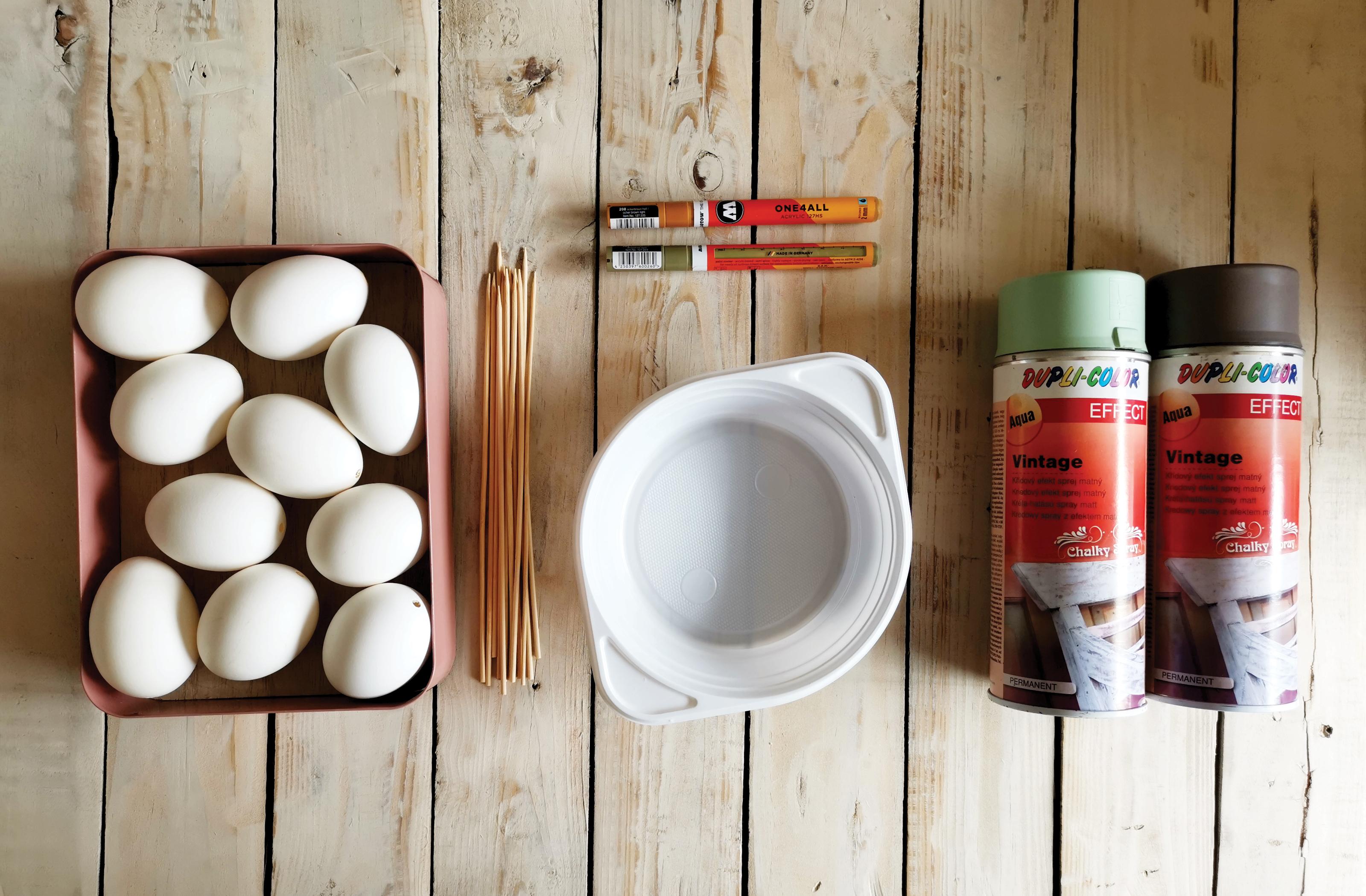 Co będziemy potrzebować do dekoracji jajek?