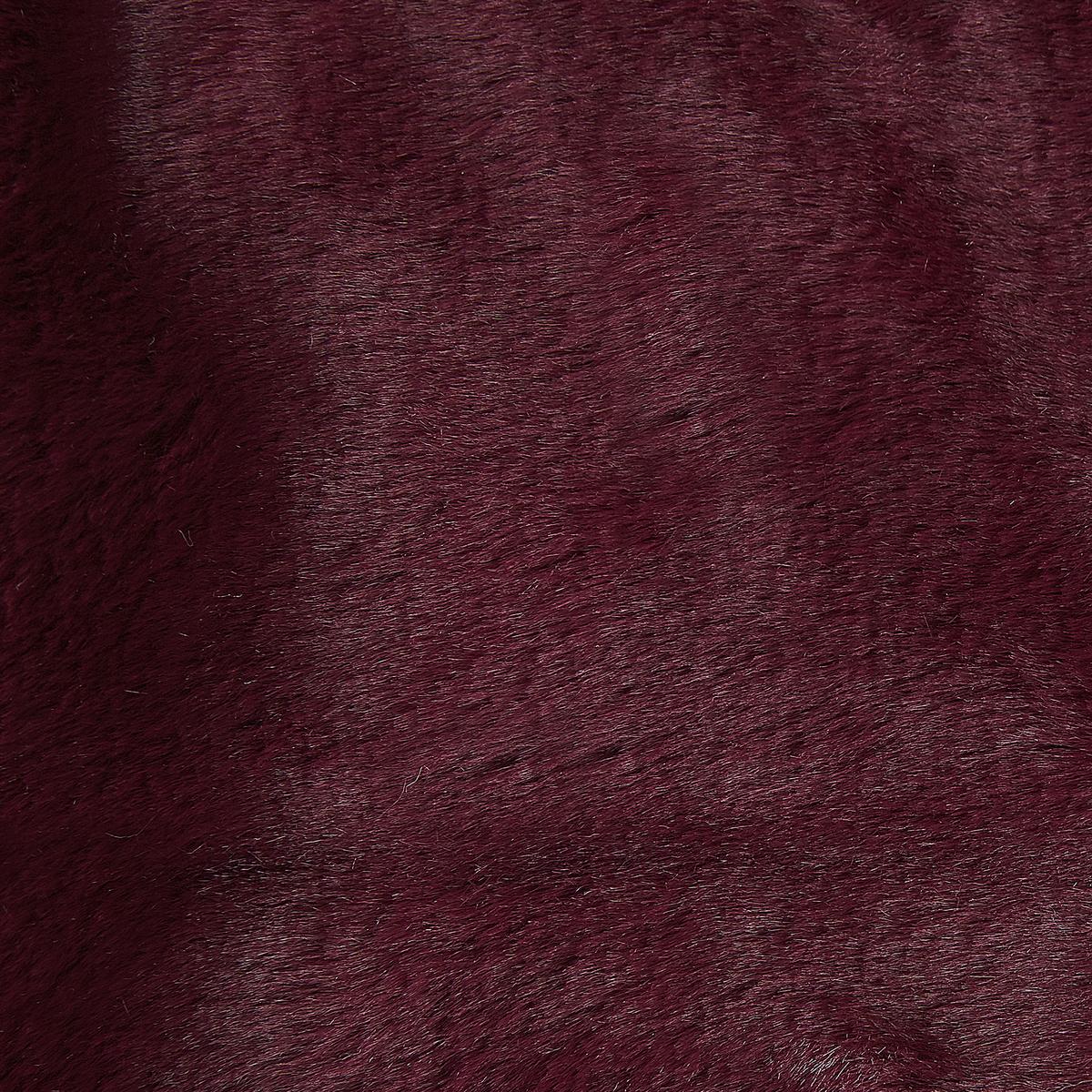 DECKE Burgunderrot Tantan 150/200 cm - Weinrot, Textil (150/200cm) - Beliani