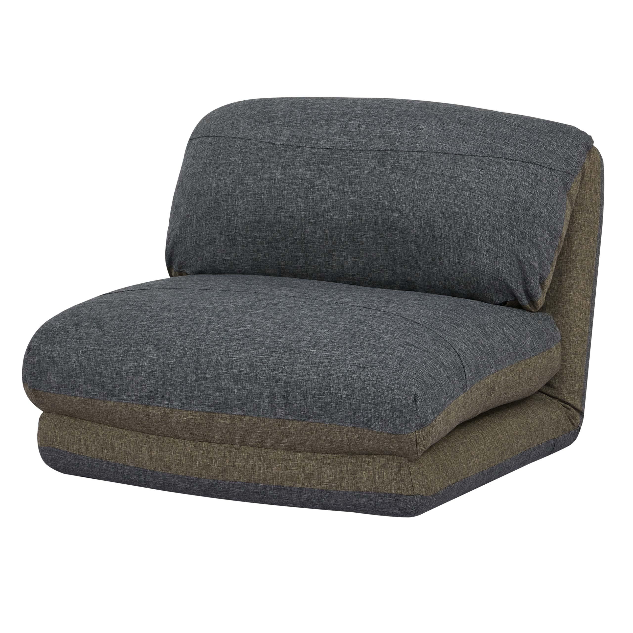 SCHLAFSESSEL Anthrazit, Grün - Anthrazit/Grün, Textil (75/60/75cm) - MCW