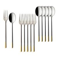 KAFFEEBESTECK BUNDLE Ella edelstahl 12-tlg. - Edelstahlfarben, Metall - Villeroy & Boch