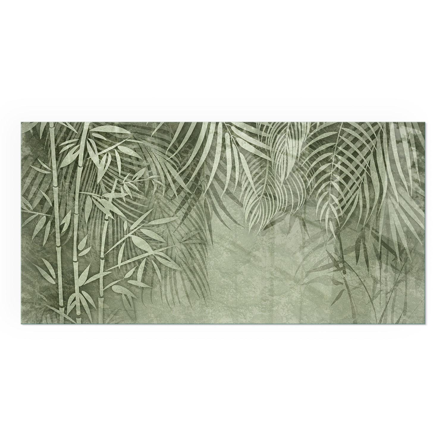 GLASPLATTE für Kamin 120x60 cm - Grün, Glas (120/60/0.4cm) - TULUP
