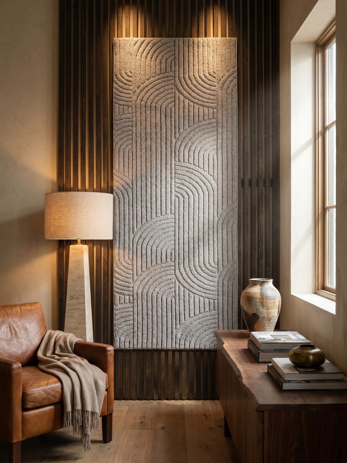 TEPPICH Flachgewebe LANGAU in Silber, mit geometrischen Bögen, 80 x 250 cm - Silberfarben, Textil (250/80cm) - KADIMA DESIGN