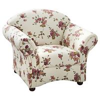 SESSEL Kama Bezug Flachgewebe Buche nussbaum dunkel / beige - Weiß, Kunststoff (96/85/81cm) - 58aufmkessel