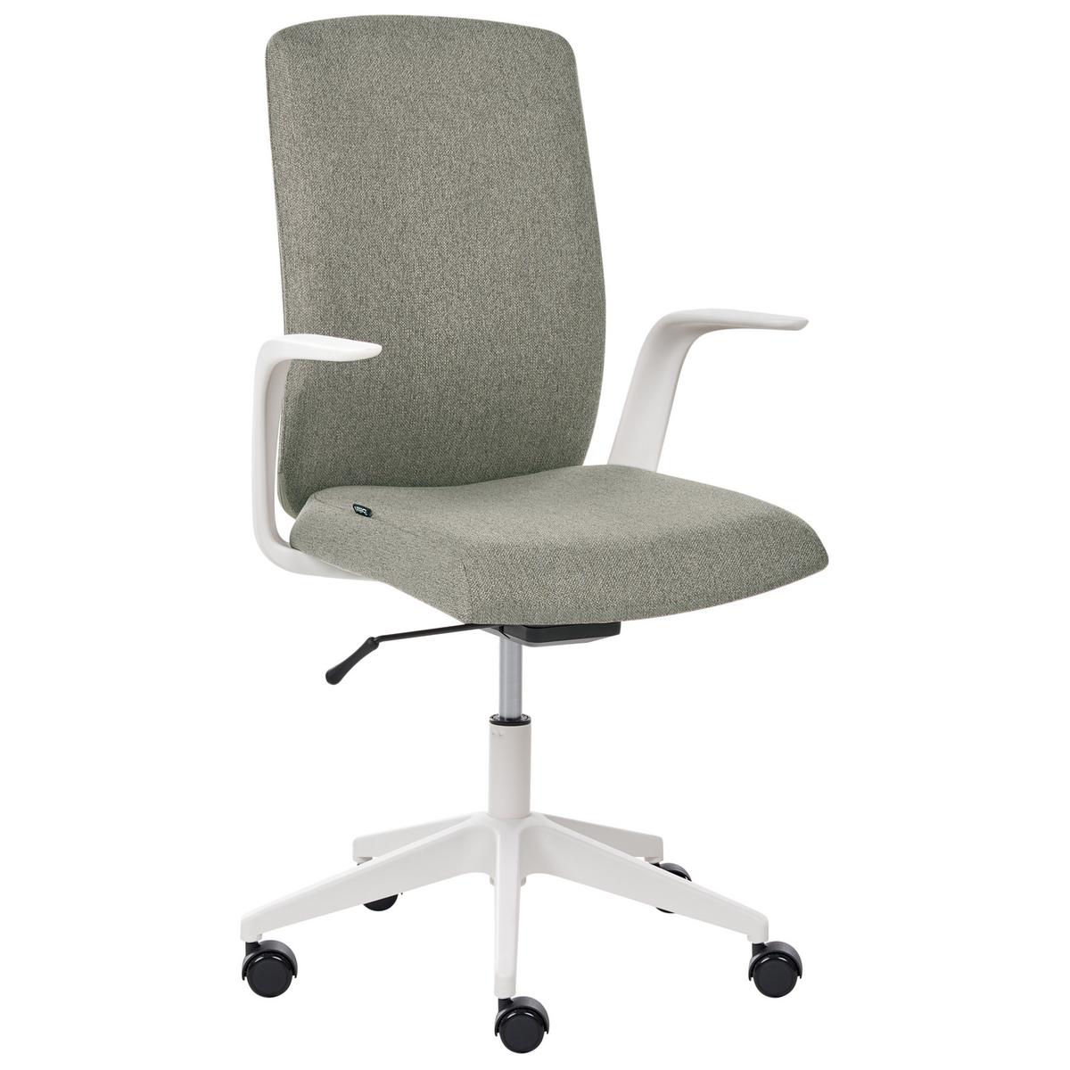 BÜROSTUHL Stoff Grün Captain - Grün, Textil (62/100/58cm) - Beliani