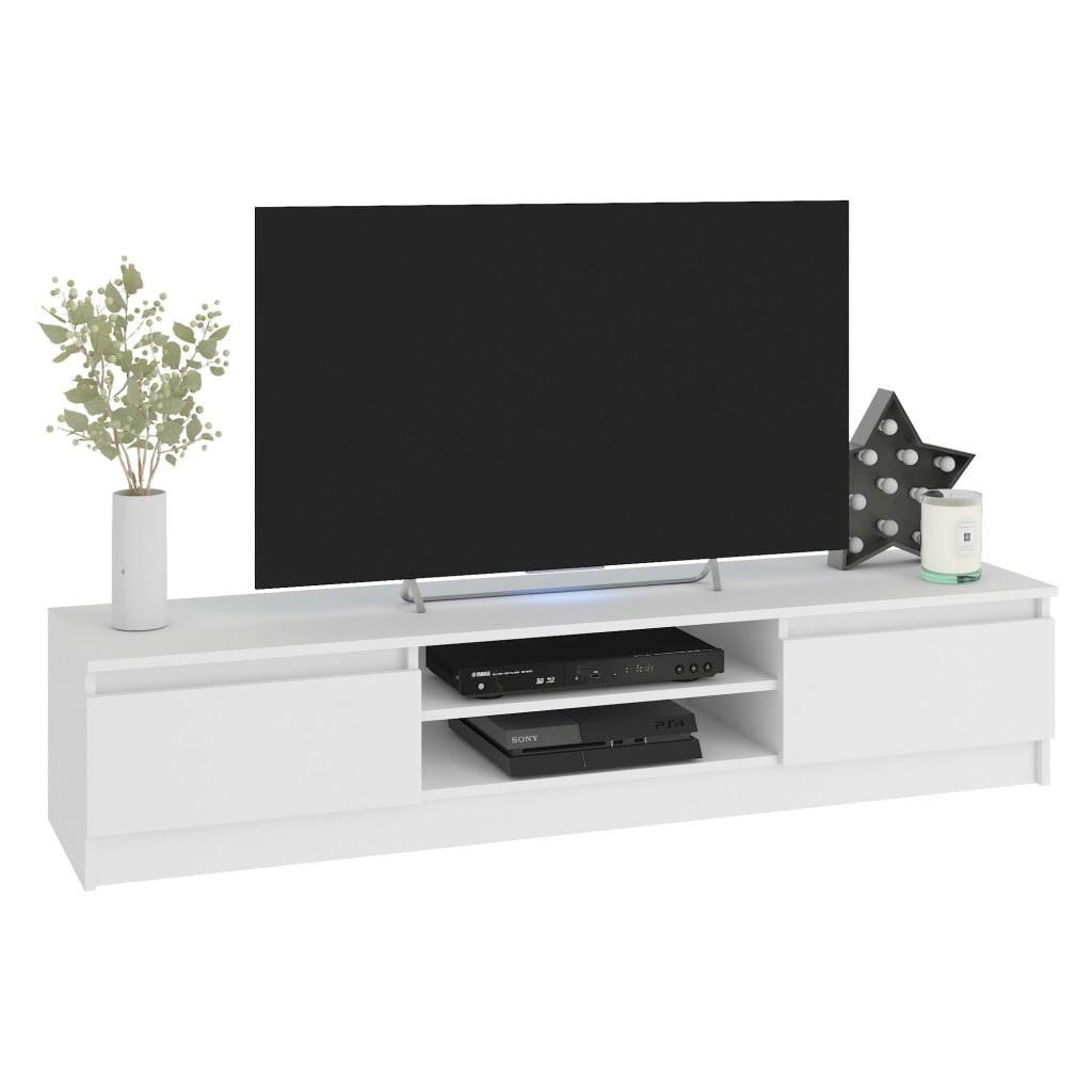 LOWBOARD Weiß 140/220/40 - Weiß, Holzwerkstoff (220/140/40cm) - RAUMHIRSCH FURNITURE