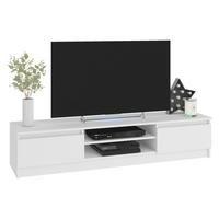 LOWBOARD Weiß 140/220/40 - Weiß, Holzwerkstoff (220/140/40cm) - RAUMHIRSCH FURNITURE