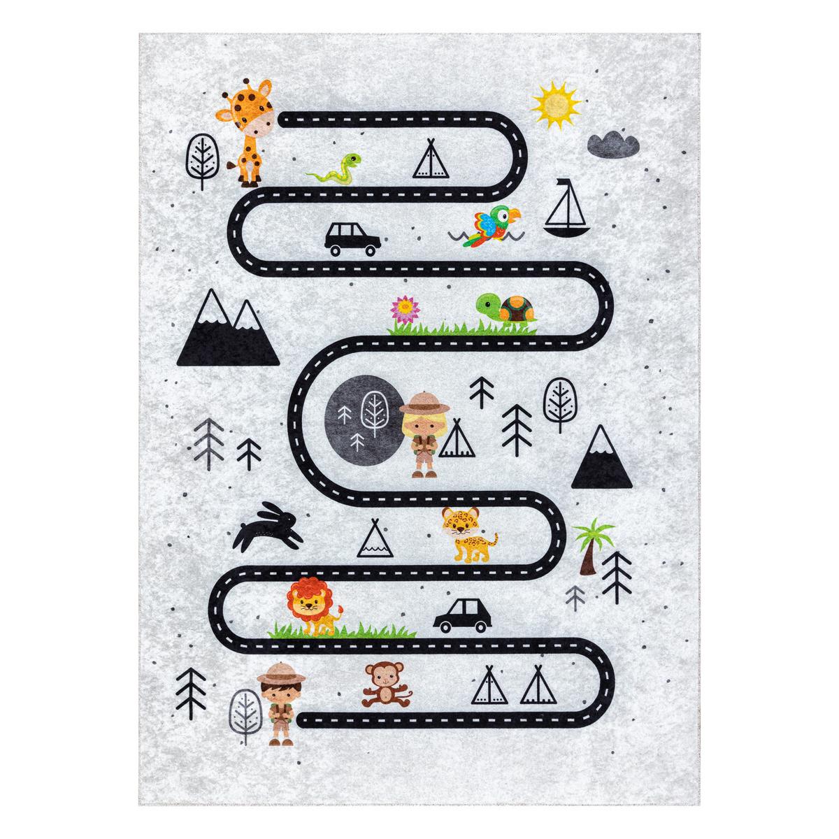 TEPPICH Junior 80/150 cm - Grau, Textil (80/150cm) - rugsX