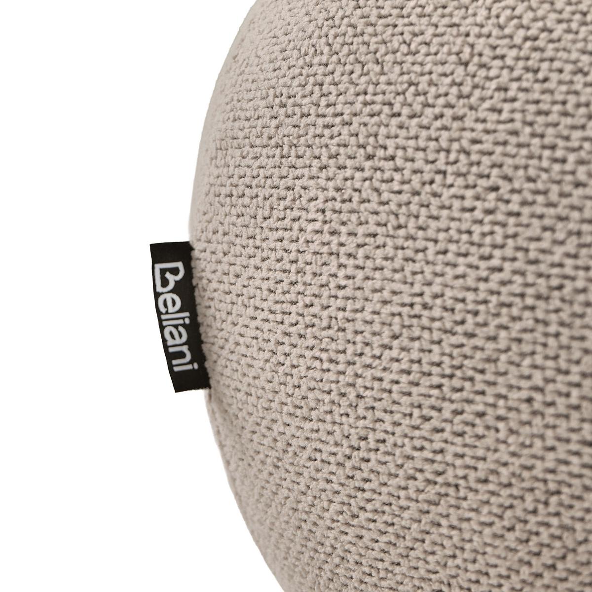 CHAISELONGUE-LINKSSEITIGE Stoff Taupe Mirmande - Taupe/Beige, Textil (153/65/70cm) - Beliani