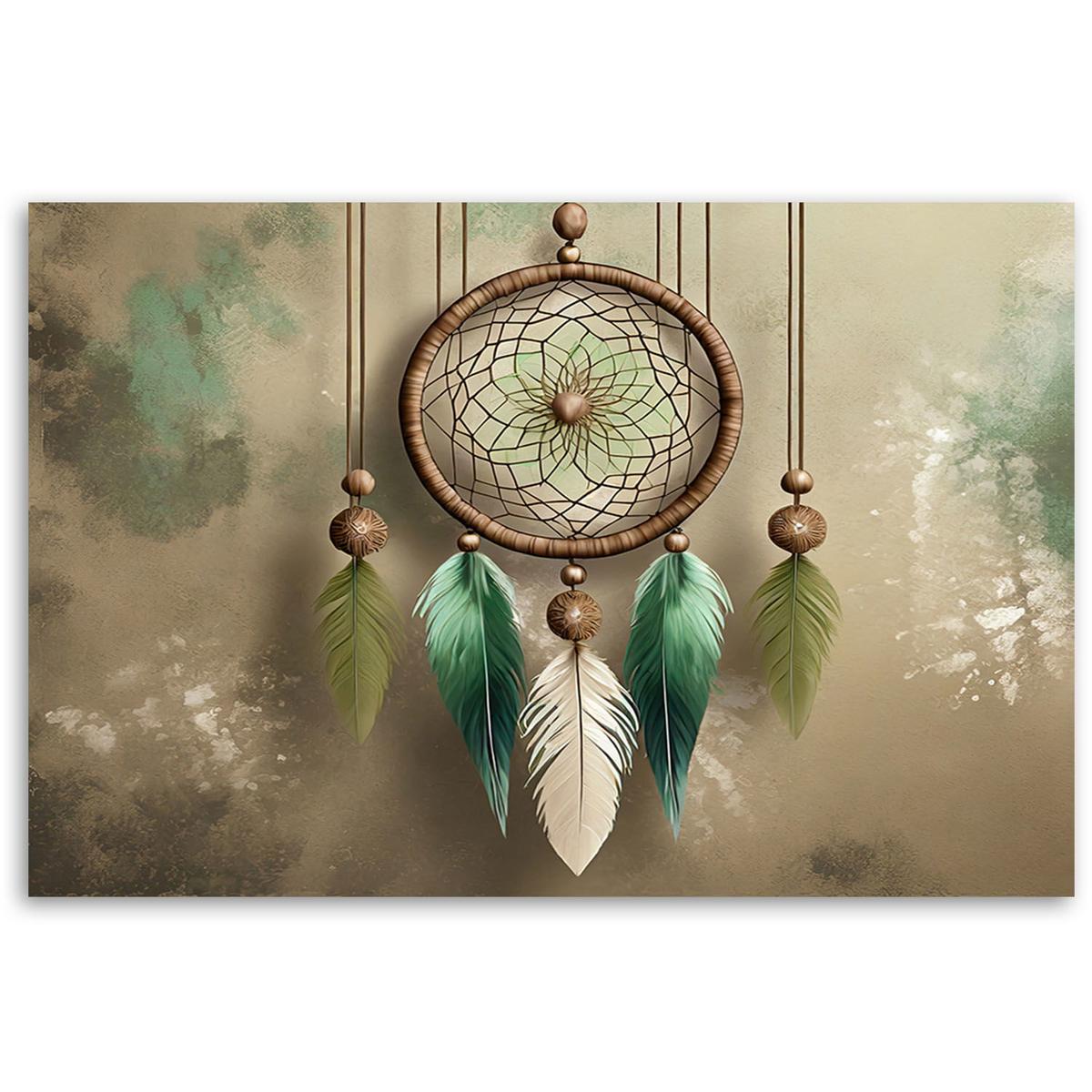 KUNSTDRUCK Grün 120/80 cm - Grün, Textil (120/80cm) - KUNSTLOFT