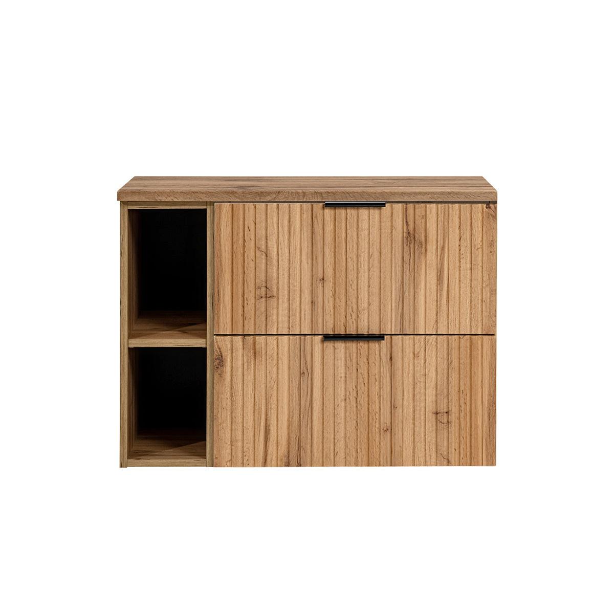 WASCHTISCHUNTERSCHRANK 80.6cm Adriel Holz - Braun, Holzwerkstoff (80.6/59/46cm) - Petits-meubles